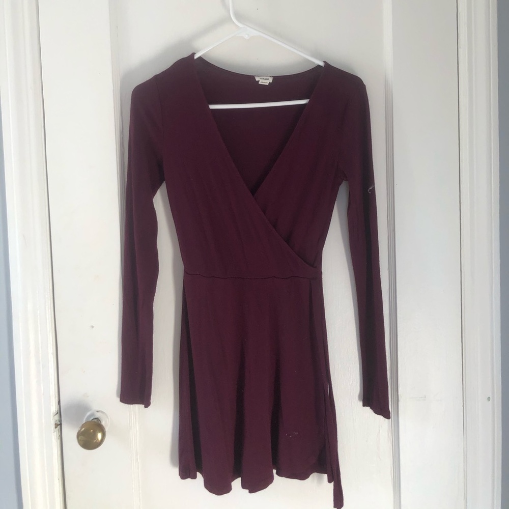 Purple Long-sleeve Romper